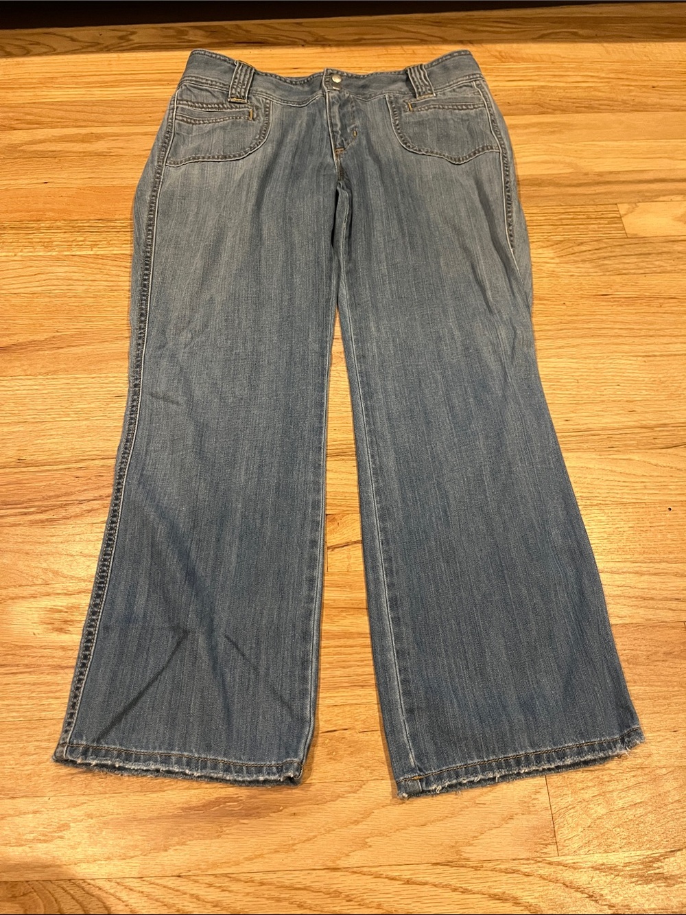 GAP Faded Blue Wide-Leg Jeans